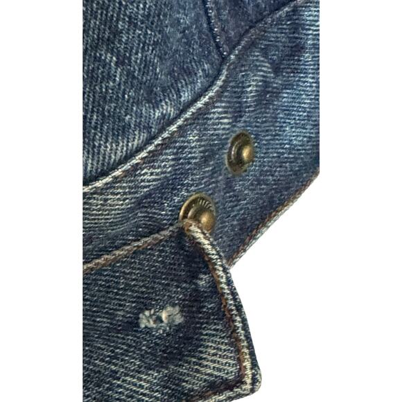 Eagle Ridge Denim Jean Large Men's Outfitter Jacket Liner Grunge Retro READ - Picture 10 of 10